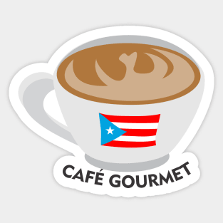 Boricua Cafe Gourmet Puerto Rican Coffee Barista Latino Food Sticker